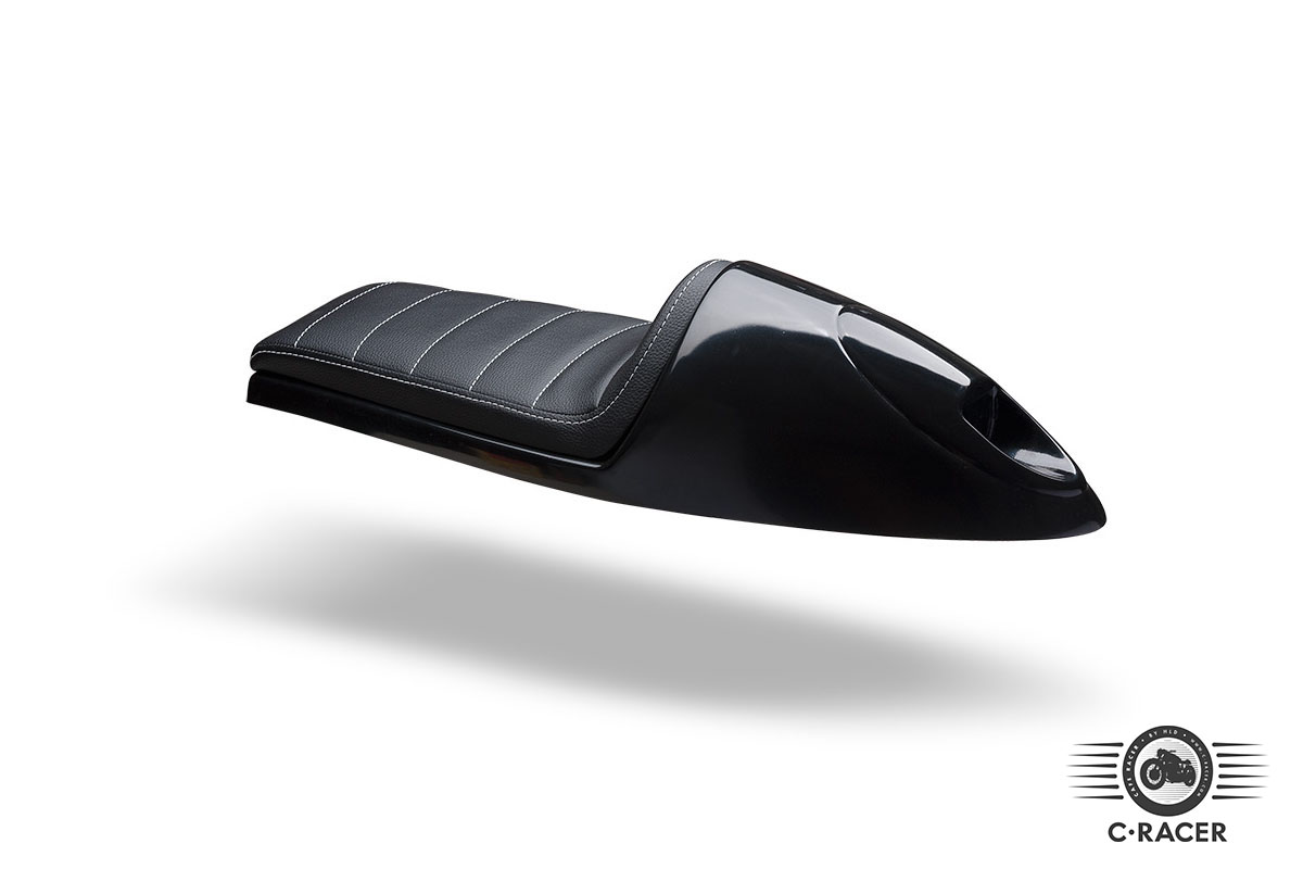 C-Racer "Long Classic B" edition Universal Cafe Racer Seat and Tail Fairing - SCR2.2 C-Racer "Long Classic B" edition Universal Cafe Racer Seat and Tail Fairing - SCR2.2
